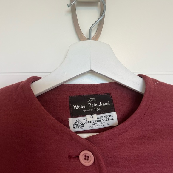 Michel Robichaud Vintage Wool Blazer (size 4) - Picture 5 of 5